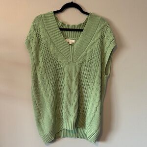 Elan Green Sweater Vest